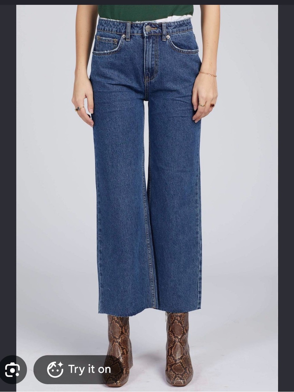 Amuse Society Gabi crop flare jeans